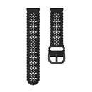 For Huawei Watch GT 3 Pro 22mm Plum Blossom Hollowed Silicone Watch Band(Black)