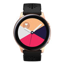 For Huawei Watch GT 3 Pro 22mm Plum Blossom Hollowed Silicone Watch Band(Black)