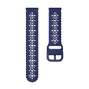 For Huawei Watch GT 3 Pro 22mm Plum Blossom Hollowed Silicone Watch Band(Midnight Blue)