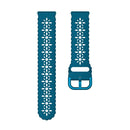 For Huawei Watch GT 3 Pro 22mm Plum Blossom Hollowed Silicone Watch Band(Rock Cyan)