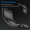 Brushed Texture Carbon Fiber TPU Phone Case For iPhone 14 Max (Black)