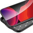 Litchi Texture TPU Phone Case For iPhone 14 Max (Black)
