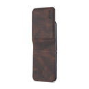 For Samsung Galaxy Z Flip4 AZNS Dream II Skin Feel PU+TPU Horizontal Flip PU Phone Case(Coffee)