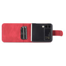For Samsung Galaxy Z Flip4 AZNS Dream II Skin Feel PU+TPU Horizontal Flip PU Phone Case(Red)