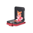 For Samsung Galaxy Z Flip4 AZNS Dream II Skin Feel PU+TPU Horizontal Flip PU Phone Case(Red)