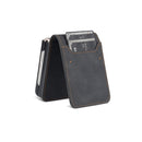 For Samsung Galaxy Z Flip4 AZNS Dream II Skin Feel PU+TPU Horizontal Flip PU Phone Case(Black)