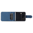 For Samsung Galaxy Z Flip4 AZNS Dream II Skin Feel PU+TPU Horizontal Flip PU Phone Case(Blue)