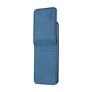 For Samsung Galaxy Z Flip4 AZNS Dream II Skin Feel PU+TPU Horizontal Flip PU Phone Case(Blue)