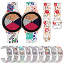 For Samsung Galaxy Watch4 20mm Transparent Printed TPU Silicone Watch Band(7)