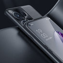 For OPPO Reno8 Pro Folding Holder Plain Leather Phone Case(Black)