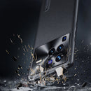 For vivo X80 Pro Folding Holder Plain Leather Phone Case(Black)
