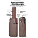 Outdoor Mountaineering Phone Hanging Pocket for Samsung Galaxy Z Fold3 5G(Brown)