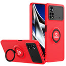 For Xiaomi Poco X4 Pro 5G Eagle Eye Ring Holder Phone Case(Red + Black)