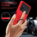 For Xiaomi Poco X4 Pro 5G Eagle Eye Ring Holder Phone Case(Red + Black)
