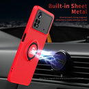 For Xiaomi Poco X4 Pro 5G Eagle Eye Ring Holder Phone Case(Red + Black)