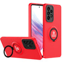 For Samsung Galaxy A23 4G Eagle Eye Ring Holder Phone Case(Red + Black)