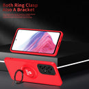 For Samsung Galaxy A23 4G Eagle Eye Ring Holder Phone Case(Red + Black)