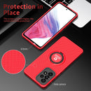 For Samsung Galaxy A23 4G Eagle Eye Ring Holder Phone Case(Red + Black)
