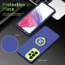 For Samsung Galaxy A23 4G Eagle Eye Ring Holder Phone Case(Blue + Green)