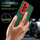 For Samsung Galaxy A23 4G Eagle Eye Ring Holder Phone Case(Dark Green + Red)