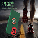 For Samsung Galaxy A23 4G Eagle Eye Ring Holder Phone Case(Dark Green + Red)