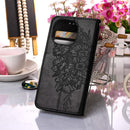 Embossed Butterfly Leather Phone Case For iPhone 14 Pro Max (Black)
