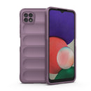 For Samsung Galaxy A22 5G Magic Shield TPU + Flannel Phone Case(Purple)