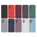 For Samsung Galaxy A32 4G Magic Shield TPU + Flannel Phone Case(Black)