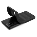 For Samsung Galaxy S21 Ultra 5G Magic Shield TPU + Flannel Phone Case(Dark Grey)