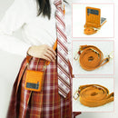 For Samsung Galaxy Z Flip3 5G Embossed Chain Folding Phone Case(Orange)