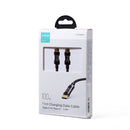 JOYROOM S-CC100A12 USB-C / Type-C to USB-C / Type-C 100W Sync Data Cable, Cable Length:1.2m(Black)