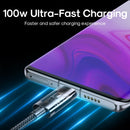 JOYROOM S-CC100A12 USB-C / Type-C to USB-C / Type-C 100W Sync Data Cable, Cable Length:1.2m(Blue)