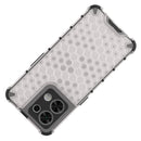 For OPPO Reno8 Shockproof Honeycomb PC + TPU Phone Case(Red)