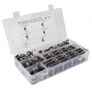 A2266 50 in 1 Car Rubber Cushion Pipe Clamps Stainless Steel Clamps