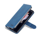 For Samsung Galaxy Z Fold4 AZNS Dream II Skin Feel PU+TPU Horizontal Flip PU Phone Case(Blue)