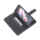 For Samsung Galaxy Z Fold4 AZNS Dream II Skin Feel PU+TPU Horizontal Flip PU Phone Case(Black)