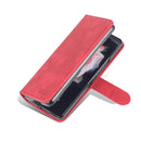 For Samsung Galaxy Z Fold4 AZNS Dream II Skin Feel PU+TPU Horizontal Flip PU Phone Case(Red)