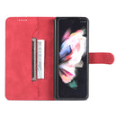 For Samsung Galaxy Z Fold4 AZNS Dream II Skin Feel PU+TPU Horizontal Flip PU Phone Case(Red)