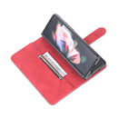 For Samsung Galaxy Z Fold4 AZNS Dream II Skin Feel PU+TPU Horizontal Flip PU Phone Case(Red)