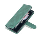 For Samsung Galaxy Z Fold4 AZNS Dream II Skin Feel PU+TPU Horizontal Flip PU Phone Case(Green)