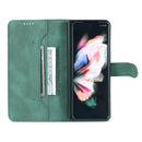 For Samsung Galaxy Z Fold4 AZNS Dream II Skin Feel PU+TPU Horizontal Flip PU Phone Case(Green)