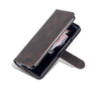 For Samsung Galaxy Z Fold4 AZNS Dream II Skin Feel PU+TPU Horizontal Flip PU Phone Case(Coffee)