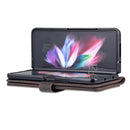 For Samsung Galaxy Z Fold4 AZNS Dream II Skin Feel PU+TPU Horizontal Flip PU Phone Case(Coffee)