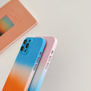 Gradient PP Phone Case For iPhone 13 Pro Max(Yellow)