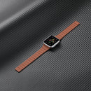 Strong Magnetic Leather Watch Band For Apple Watch Series 8&7 41mm / SE 2&6&SE&5&4 40mm / 3&2&1 38mm(Grey)