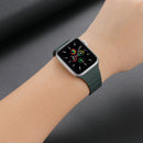 Strong Magnetic Leather Watch Band For Apple Watch Series 8&7 41mm / SE 2&6&SE&5&4 40mm / 3&2&1 38mm(Grey)