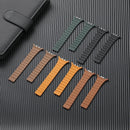 Strong Magnetic Leather Watch Band For Apple Watch Series 8&7 41mm / SE 2&6&SE&5&4 40mm / 3&2&1 38mm(Grey)