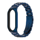 For Xiaomi Mi Band 7 / 7 NFC MIJOBS CS Three-Bead Metal Stainless Steel Watch Band(Blue)