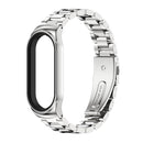 For Xiaomi Mi Band 7 / 7 NFC MIJOBS CS Three-Bead Metal Stainless Steel Watch Band(Silver)