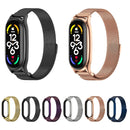 For Xiaomi Mi Band 7 / 7 NFC MIJOBS Milan Magnetic Plus Stainless Steel Watch Band(Black)